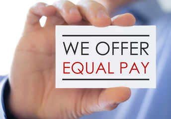 Equal Pay - Business card