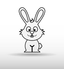 cute rabbit  design 