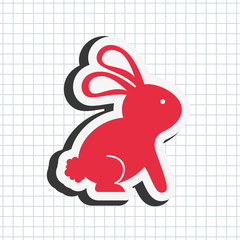 cute rabbit  design 