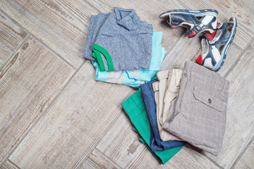 Photography of boy's casual outfits. 