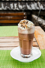 Viennese coffee with whipped cream