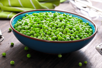 Erbsen und verschiedenes eingefrorenes Gemüse