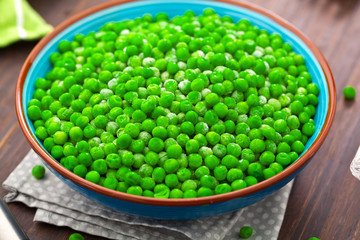 Erbsen und verschiedenes eingefrorenes Gemüse