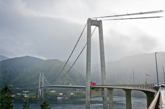 Osteroy Bridge in Norway