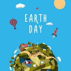 Earth day.  Environment and ecology concept.