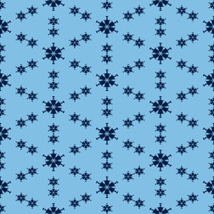 seamless pattern from the blue crossed abstract hexagons.