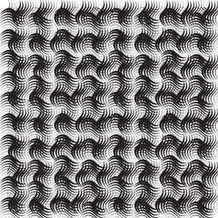 Abastract geometric seamless pattern. Wave grid texture