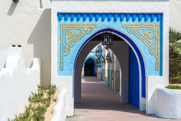 Traditional indian house entrance 