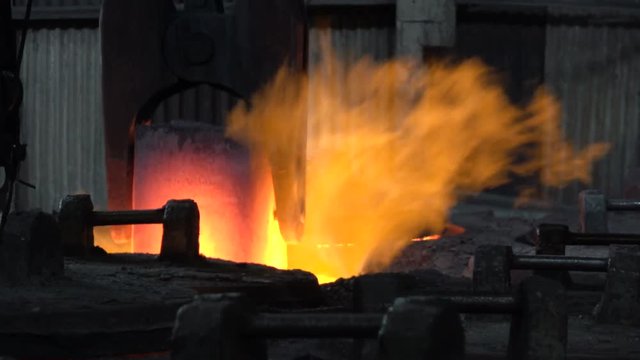 Grasping the deficient burning in the fire of the workpiece 6