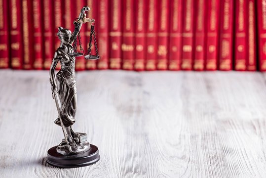 Statuette of Themis the symbol of law