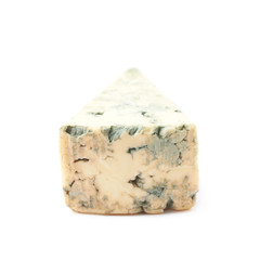 Blue roquefort cheese isolated