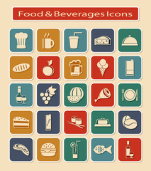 Set of Food & Beverages Icons