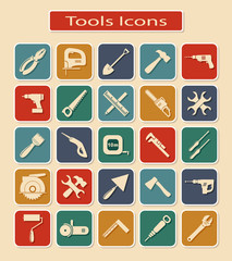 Set of Tools Icons