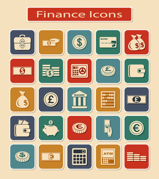 Set of Financial Icons