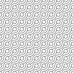 Seamless Geometric Pattern. Regular Tiled Ornament. Vector.