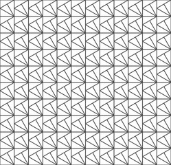 Seamless Geometric Pattern. Regular Tiled Ornament. Vector.