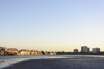 Naklejka premium Beautiful seaside scenery in the morning 
