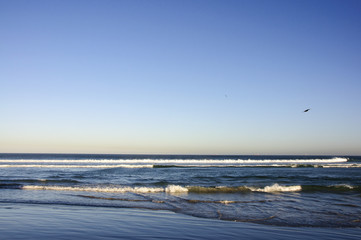 Beautiful seaside scenery in the morning
