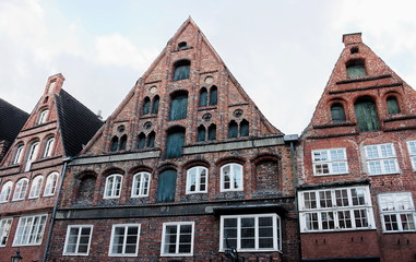 Giebelhaeuser von Lueneburg-IX- 