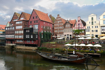 Naklejka premium Relaxen an der Ilmenau-II-Lueneburg 