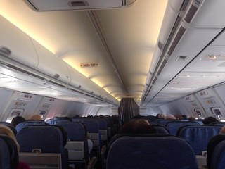 Fototapeta premium Pasillo Avión