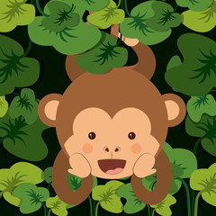 cute monkey  design 