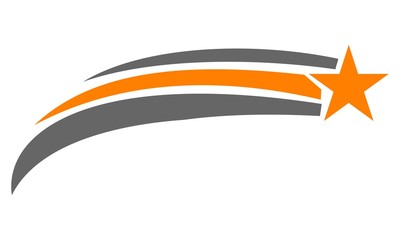 Obraz premium Business Star Swoosh 