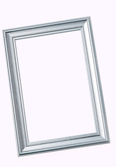 Empty frame picture on background