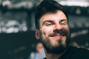 Handsome man outdoors portrait