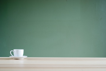 coffee cup on desk
