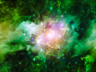 Obraz na płótnie Canvas Inner Life of Nebula