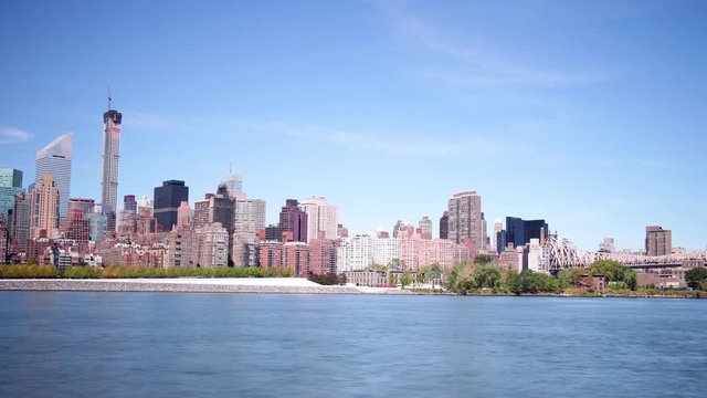 new york uptown day light 4k time lapse from new york usa

