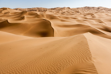 Sand dune in gobi ,china