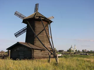 Cercles muraux Moulins Ветряная мельница в Нижней Синячихе