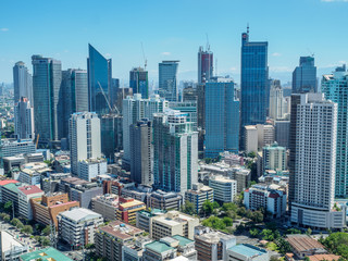 Apr 9,2016 Manila skyline view Philippines