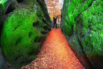 Initially, the route the rocks Dovbush