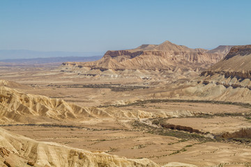 The Makhtesh Ramon in Negev desert, Israel