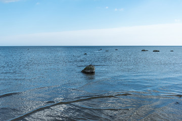Calm in Baltic sea.