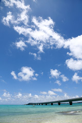 Fototapeta premium 沖縄 池間大橋