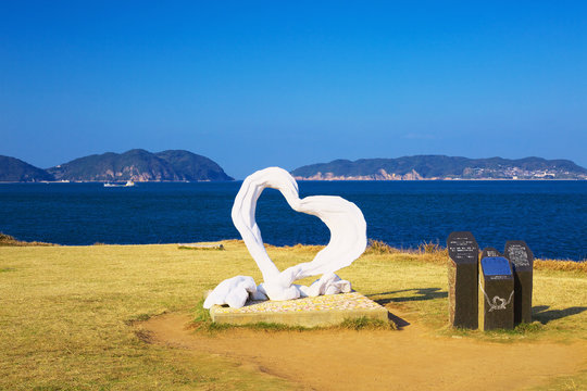 View of Cape Hado at Karatsu, Saga, Japan