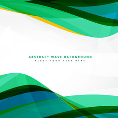 clean wavy template background design