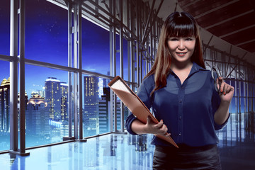 Fototapeta premium Asian business woman