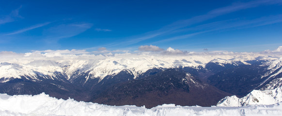Scenery top view from Rosa Peak