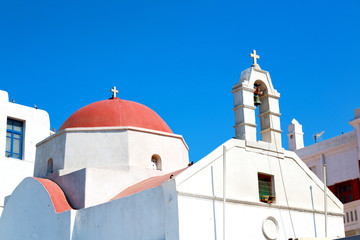  mykonos old   architecture       cross  in   the sky