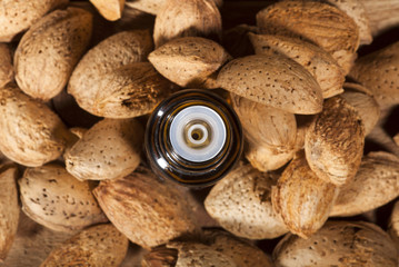 Almond oil background