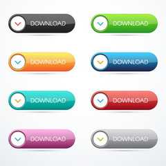 Set of download buttons