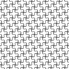 Seamless Geometric Pattern. Regular Tiled Ornament. Vector.