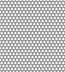 Seamless Geometric Pattern. Regular Tiled Ornament. Vector.