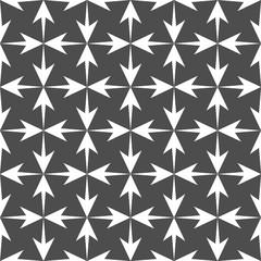 Seamless Geometric Pattern. Regular Tiled Ornament. Vector.