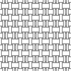 Seamless Geometric Pattern. Regular Tiled Ornament. Vector.